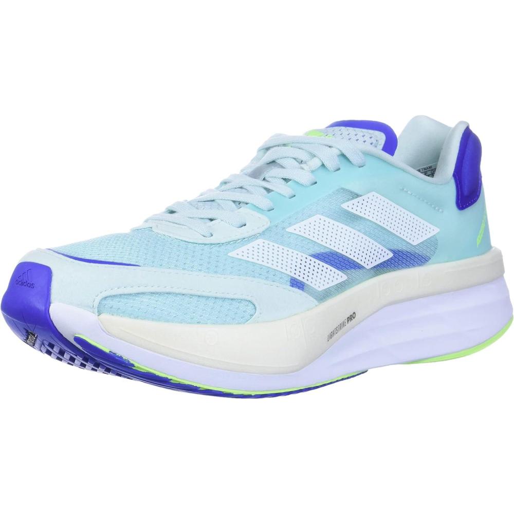 imageadidas Womens Adizero Boston 10 Running ShoesHalo MintCloud WhiteSonic Ink