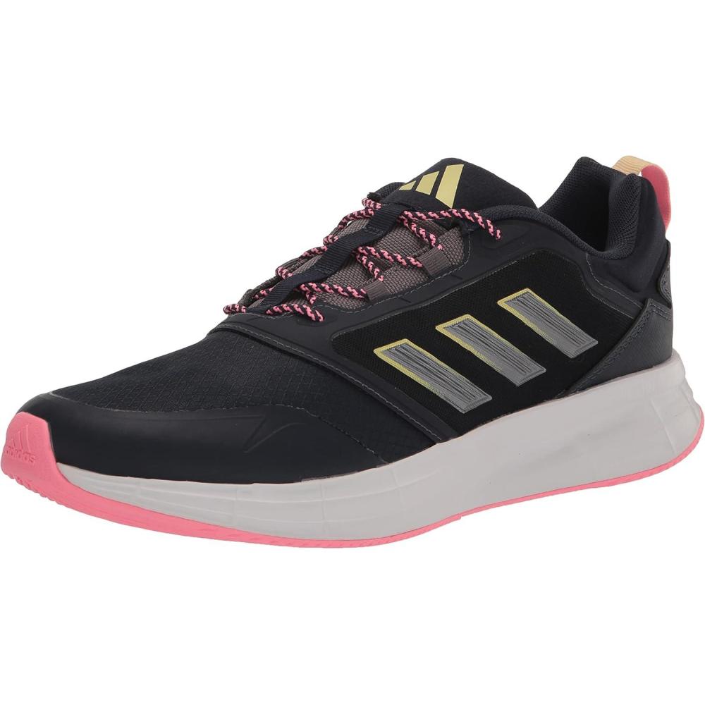 imageadidas Womens Adizero Boston 10 Running ShoesInkIron MetallicAlmost Yellow