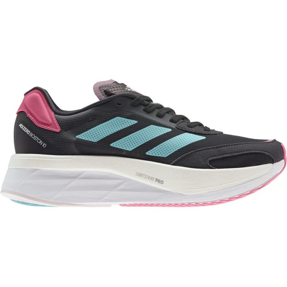 imageadidas Womens Adizero Boston 10 Running ShoesMidnight Core BlackCool Blueblack