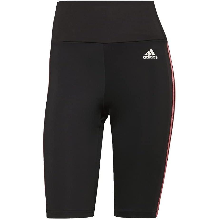 imageadidas Womens Designed 2 Move HighRise Short Sport TightsBlackRose Tone