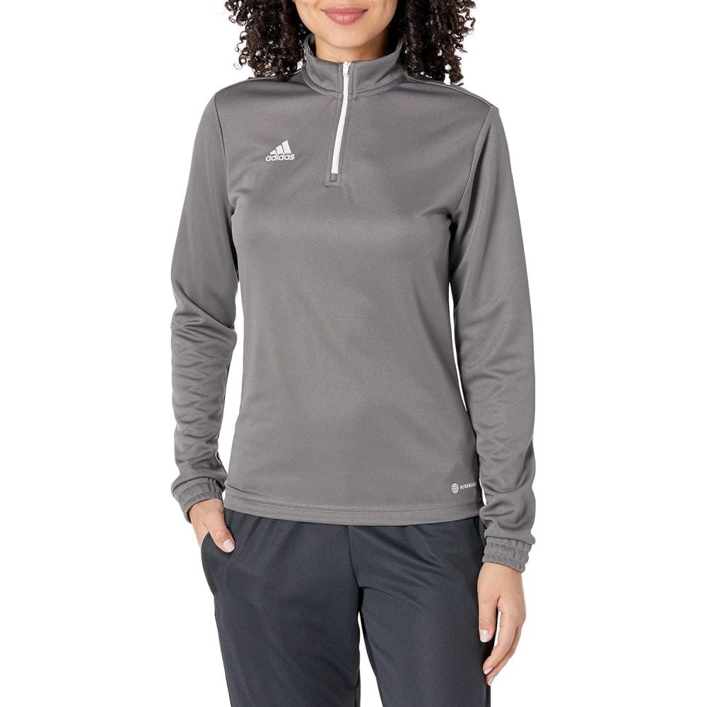 imageadidas Womens Entrada 22 Training TopTeam Grey Four