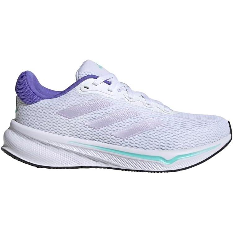 imageadidas Womens Response Running SneakerWhitePurple TintFlash Aqua