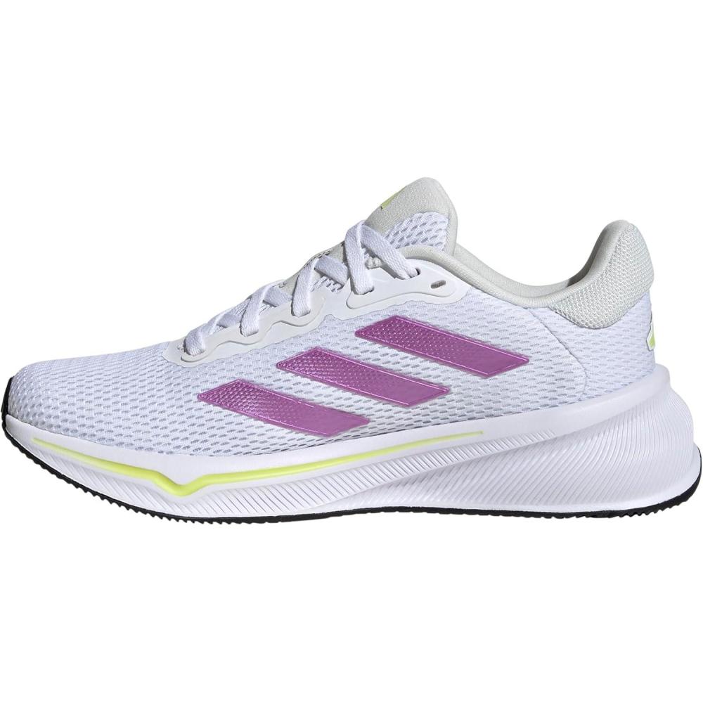 imageadidas Womens Response ShoesWhitePurple BurstPulse Lime