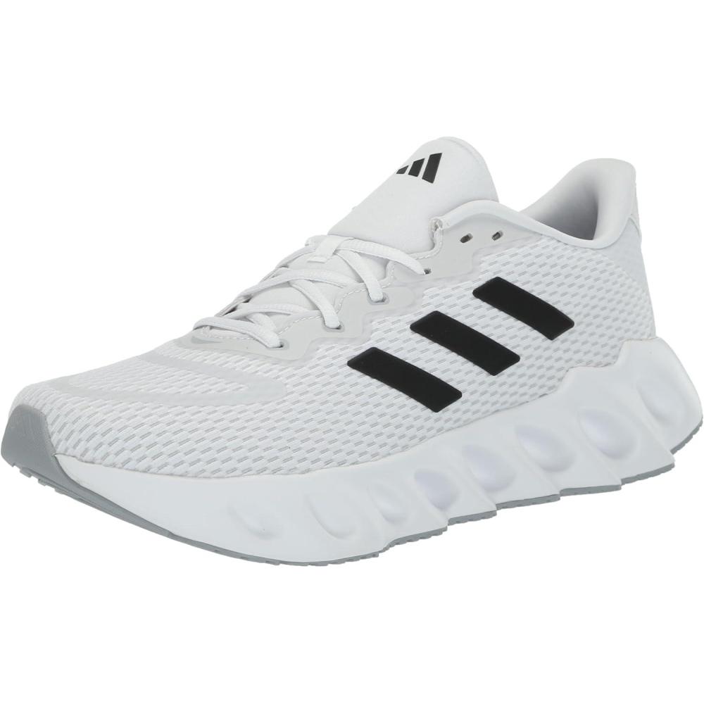 imageadidas Womens Switch Run Sneaker WhiteBlackHalo Silver 8