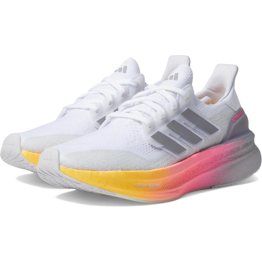imageadidas Womens Ultraboost 5 Running SneakerWhiteGlory GreyLucid Pink