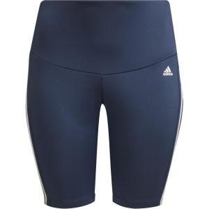 adidas Women’s Designed 2 Move High-Rise Short Sport Tights(Crew Navy/White)