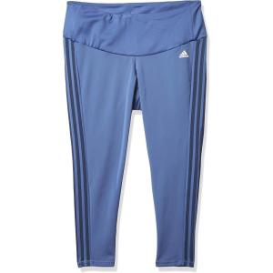 adidas Women’s High Rise 3-Stripes 7/8 Tights, Legend Ink/Semi Turbo(Crew Blue/Crew Navy)
