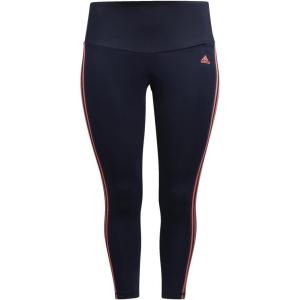 adidas Women’s High Rise 3-Stripes 7/8 Tights, Legend Ink/Semi Turbo(Legend Ink/Semi Turbo)