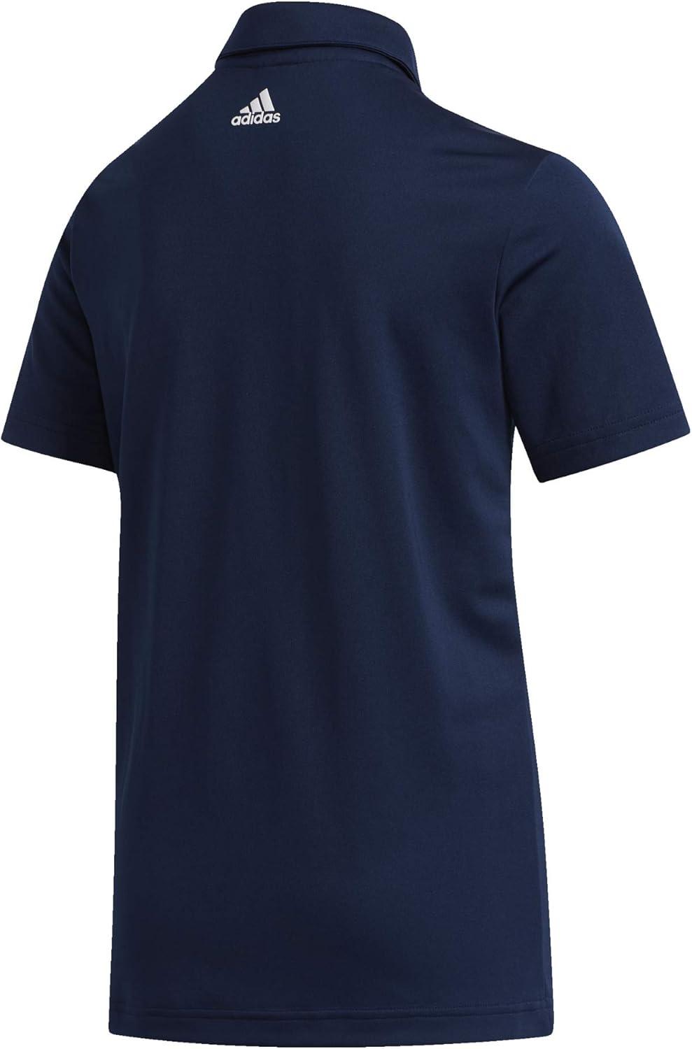 imageadidas Boys 3Stripes Golf Polo ShirtCollegiate Navy