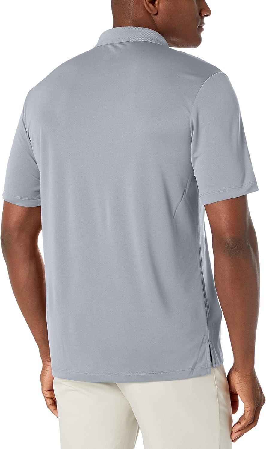 imageadidas Mens Adi Performance Polo ShirtMid Grey1