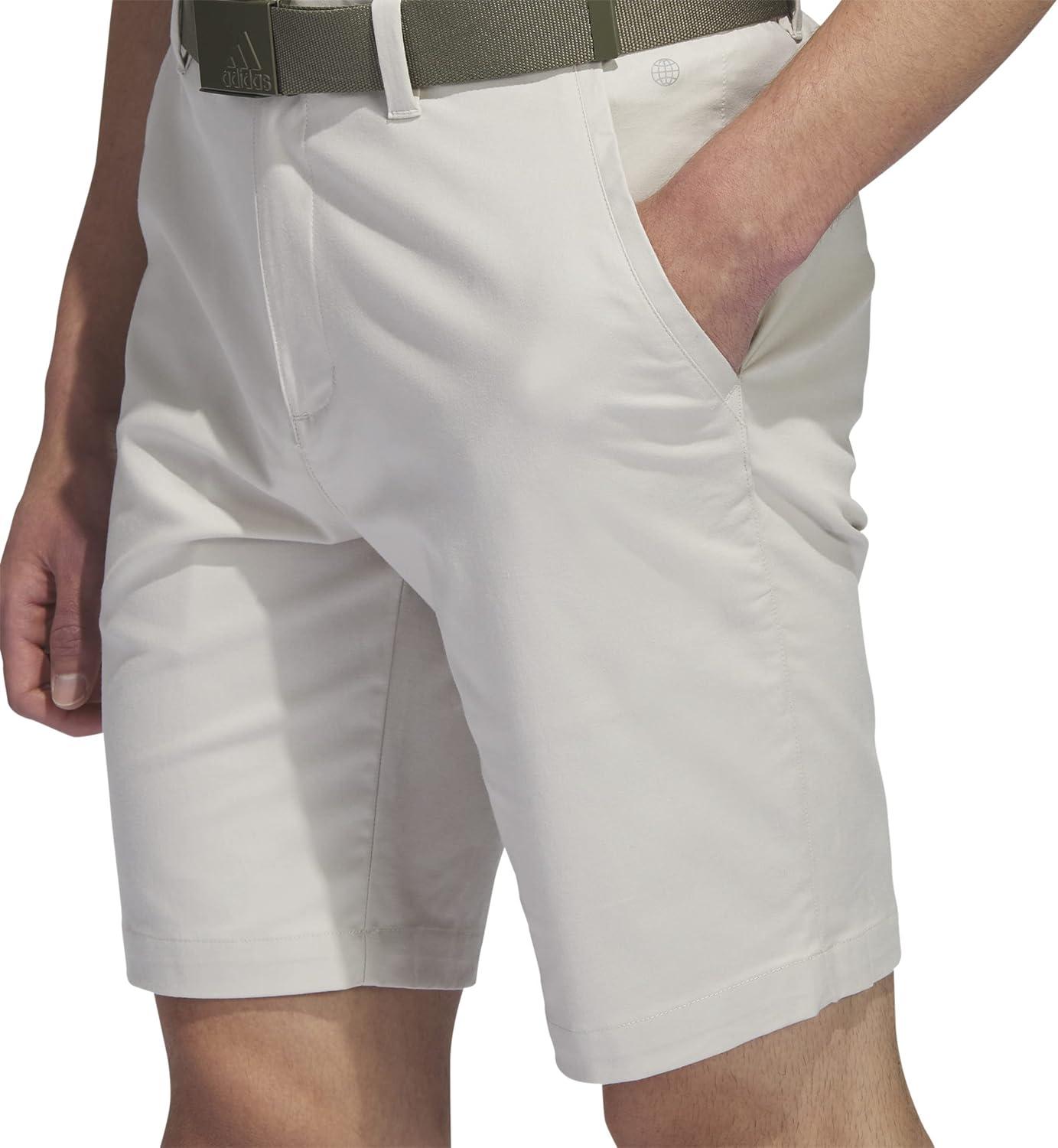 imageadidas Mens GoTo 9 quot Golf ShortsClear Brown