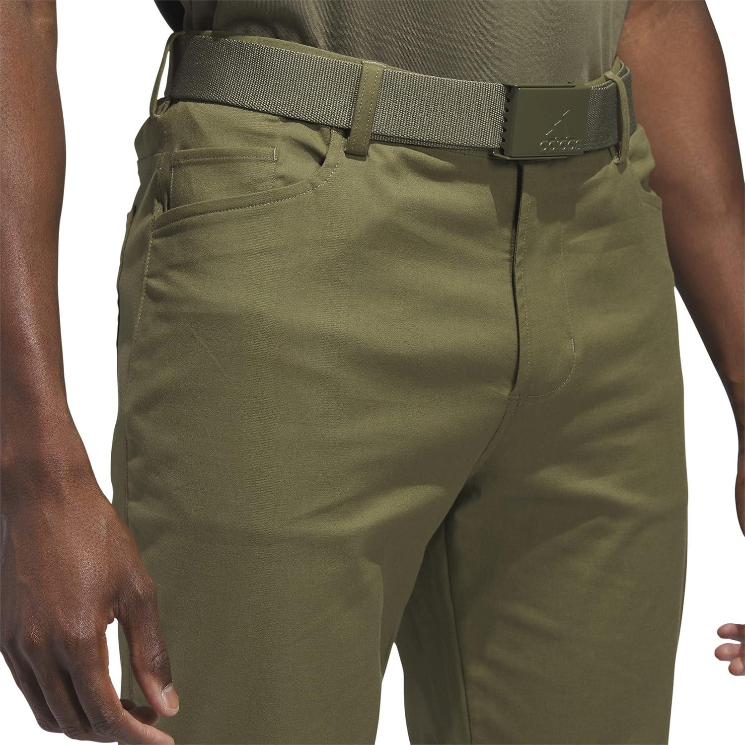 imageadidas Mens Goto 5Pocket Tapered Fit Golf PantsOlive Strata