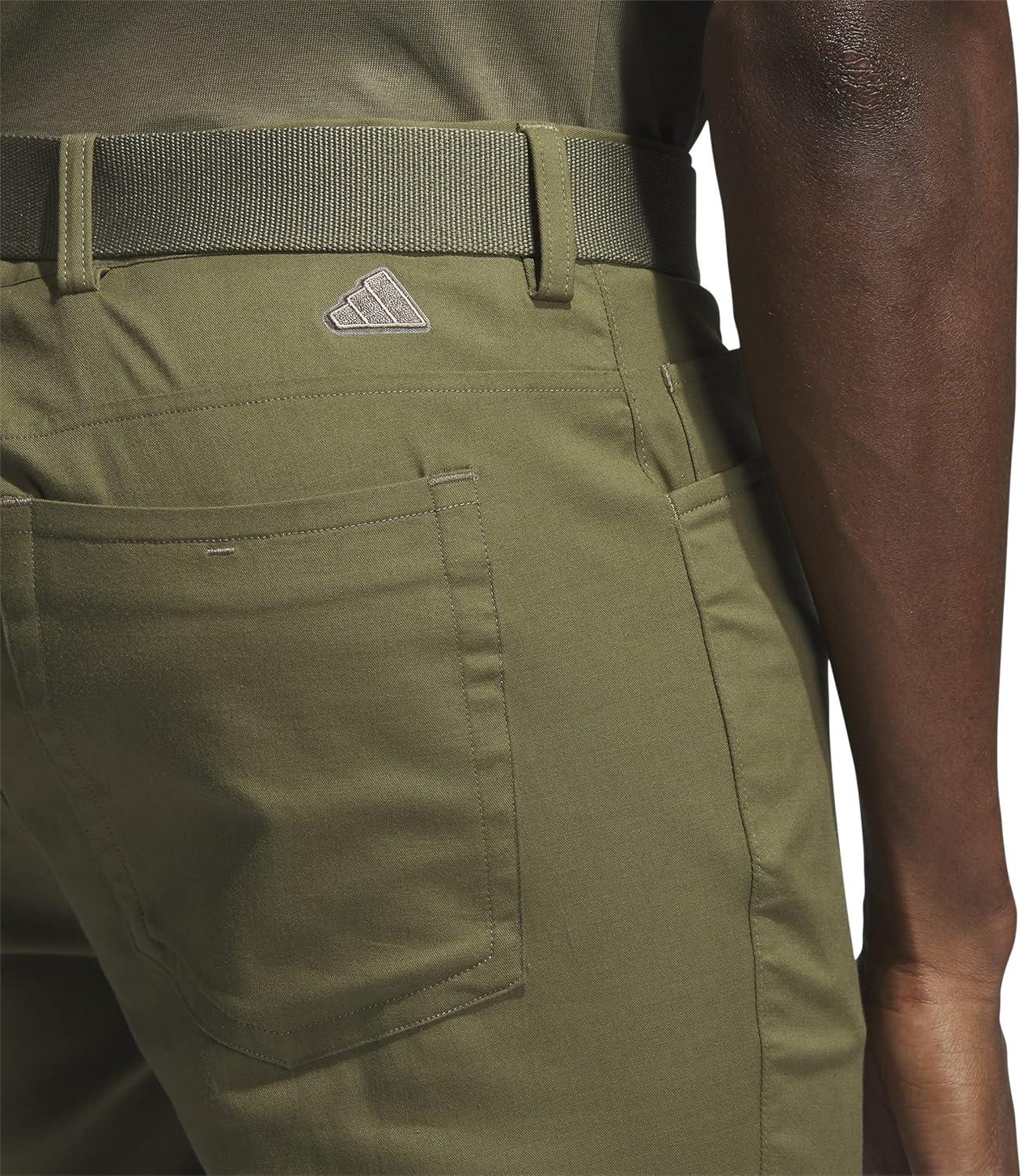 imageadidas Mens Goto 5Pocket Tapered Fit Golf PantsOlive Strata