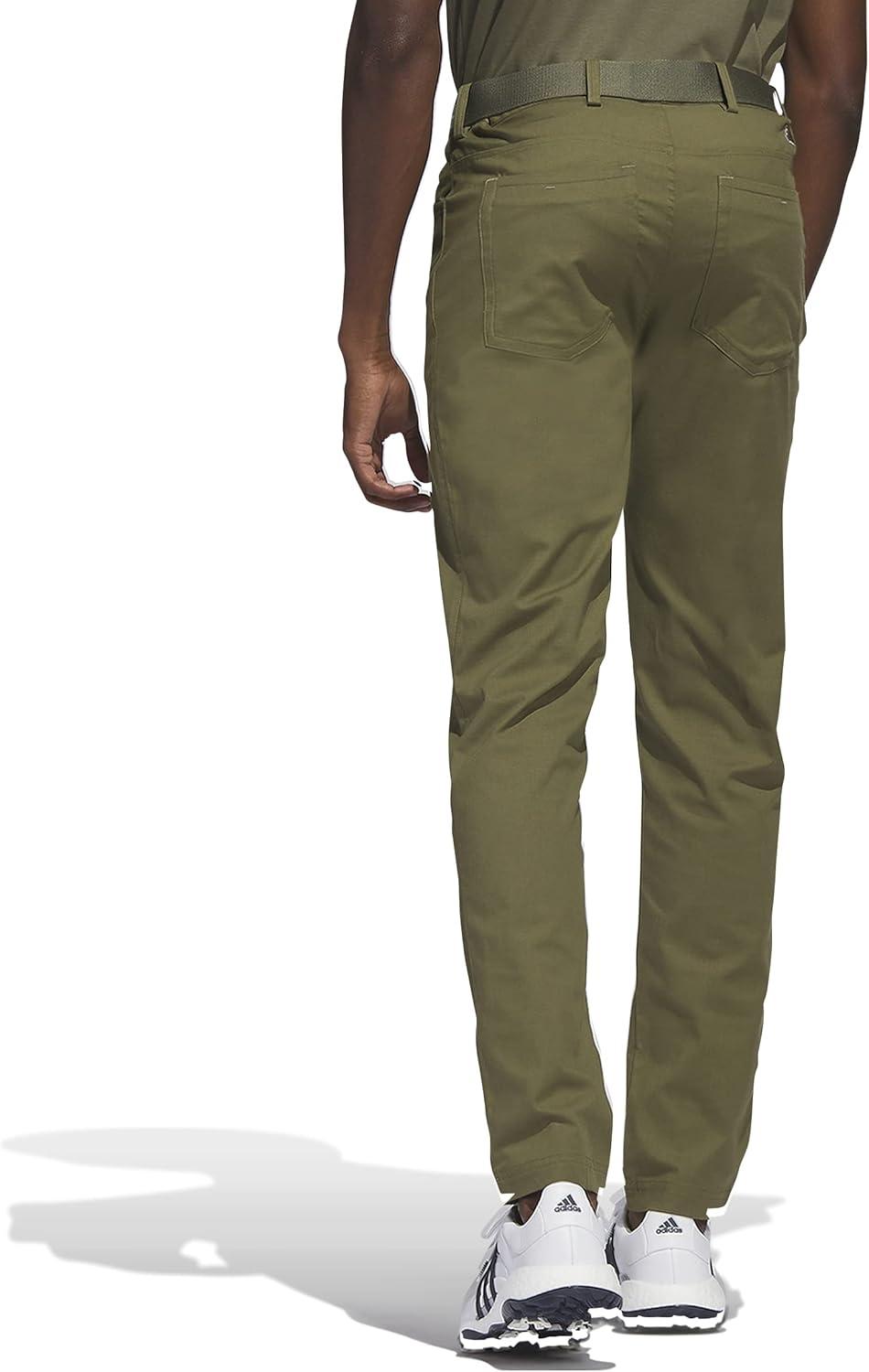 imageadidas Mens Goto 5Pocket Tapered Fit Golf PantsOlive Strata