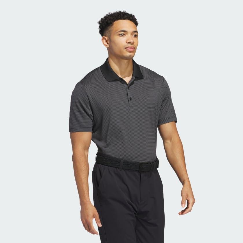 imageadidas Mens Ottoman Golf Polo ShirtBlack
