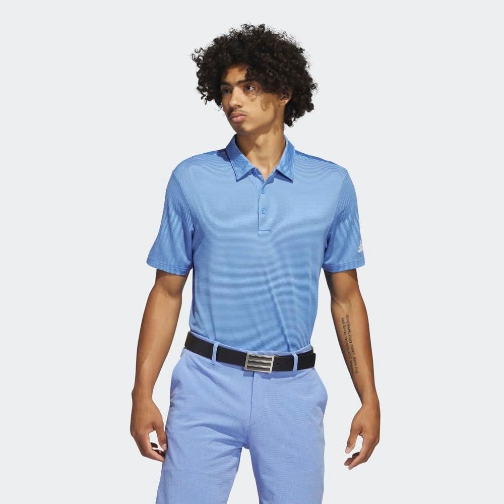 imageadidas Mens Ottoman Golf Polo ShirtBlue Fusion
