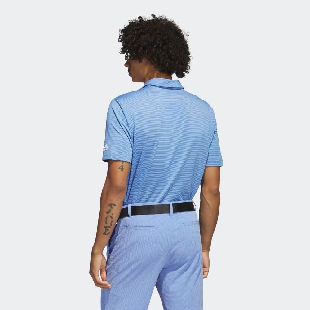 imageadidas Mens Ottoman Golf Polo ShirtBlue Fusion