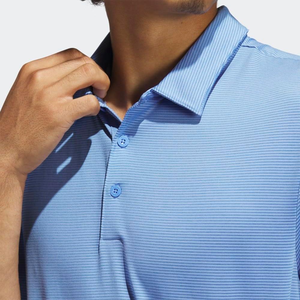imageadidas Mens Ottoman Golf Polo ShirtBlue Fusion