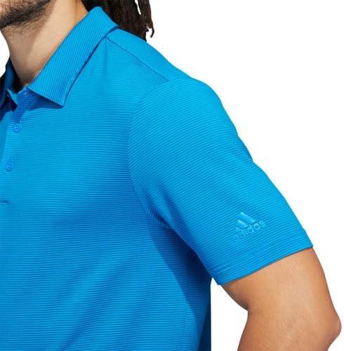 imageadidas Mens Ottoman Golf Polo ShirtBlue RushSemi Mint Rush