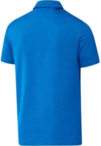 imageadidas Mens Ottoman Golf Polo ShirtBlue RushSemi Mint Rush
