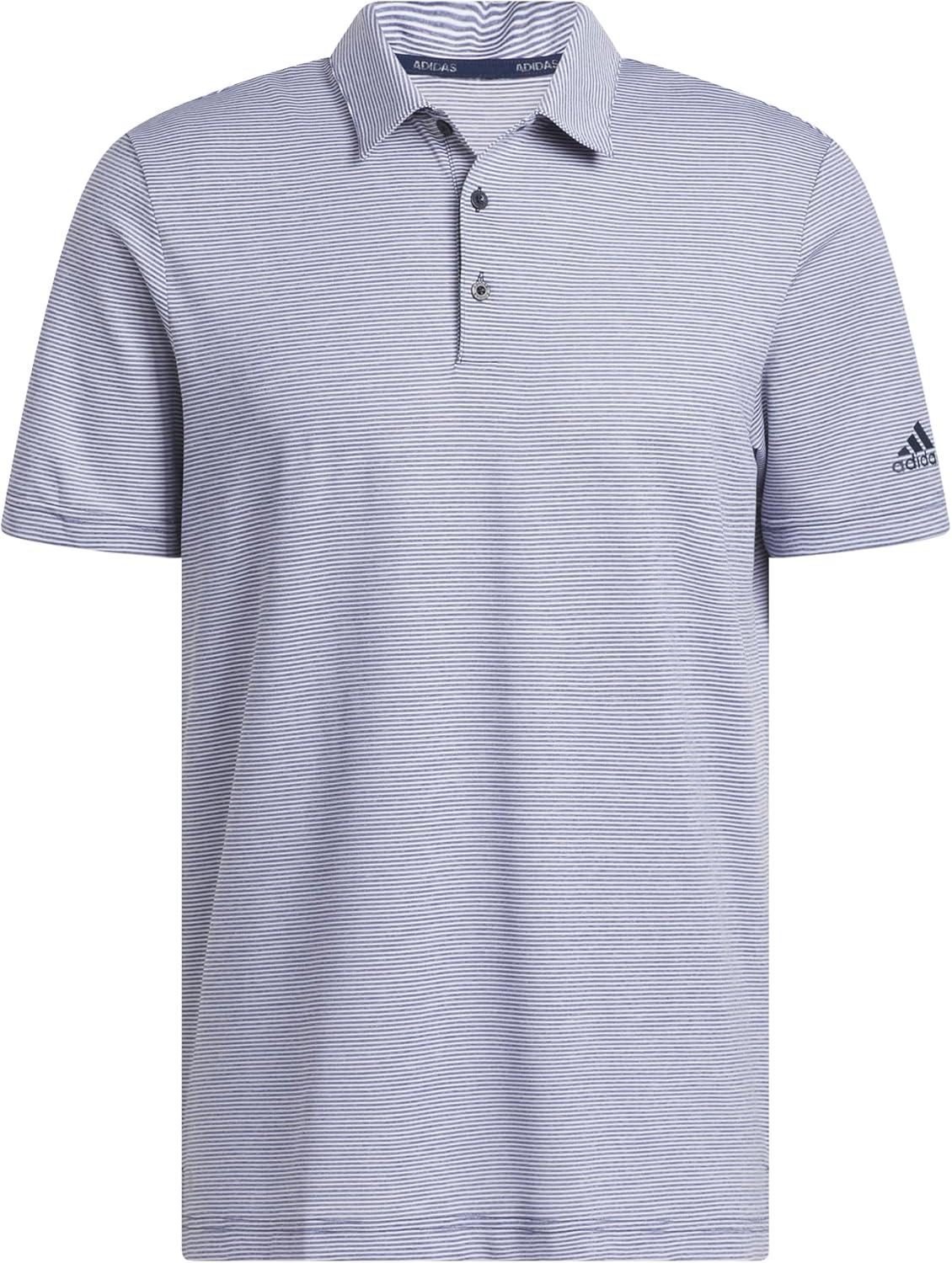 imageadidas Mens Ottoman Golf Polo ShirtCollegiate NavyWhite