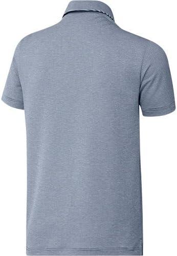 imageadidas Mens Ottoman Golf Polo ShirtCrew NavyWhite