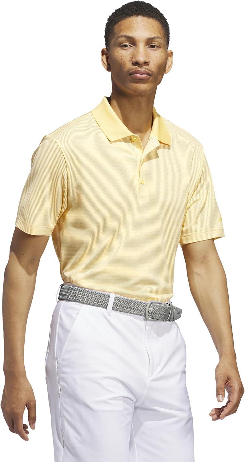 imageadidas Mens Ottoman Golf Polo ShirtIvory