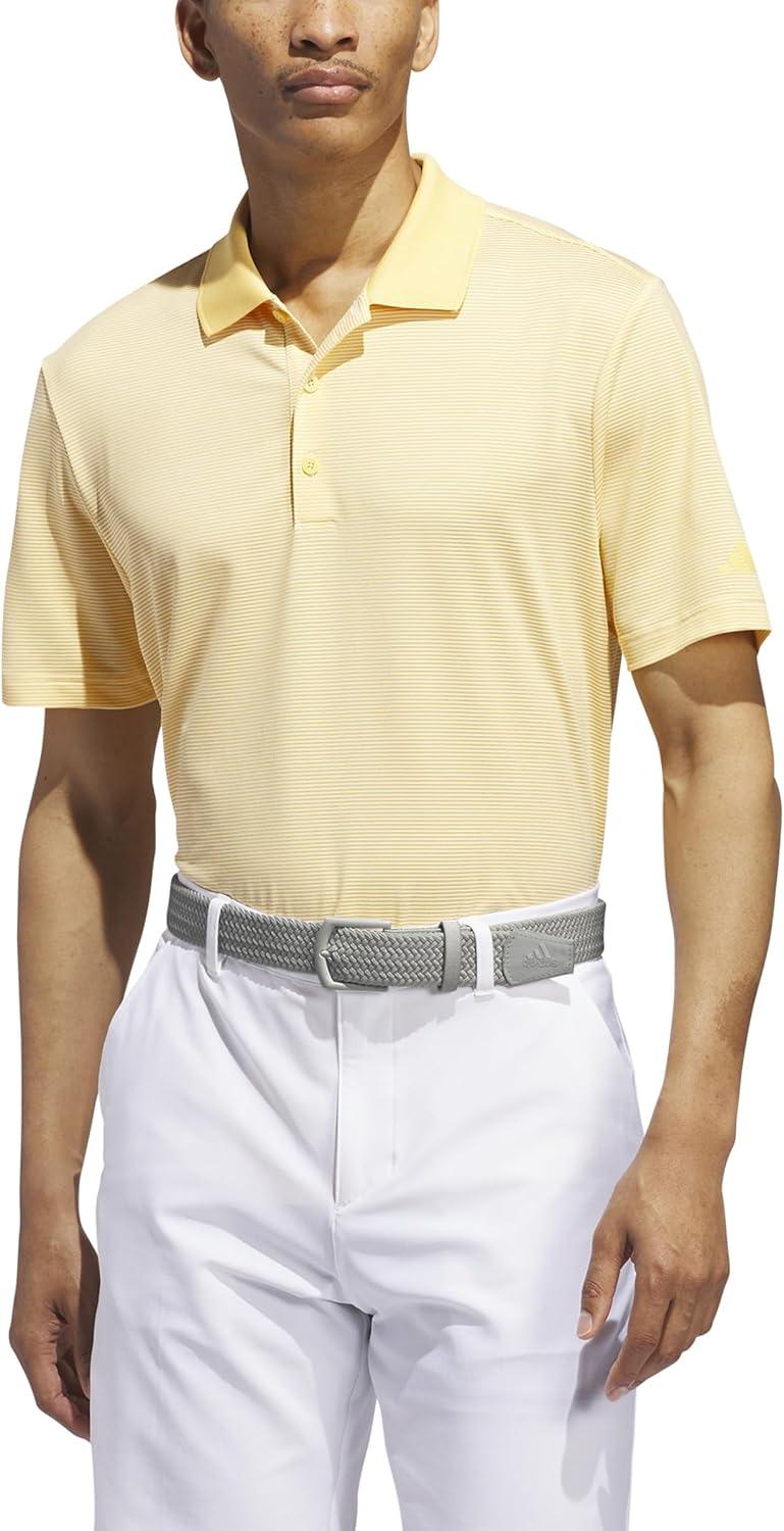 imageadidas Mens Ottoman Golf Polo ShirtIvory