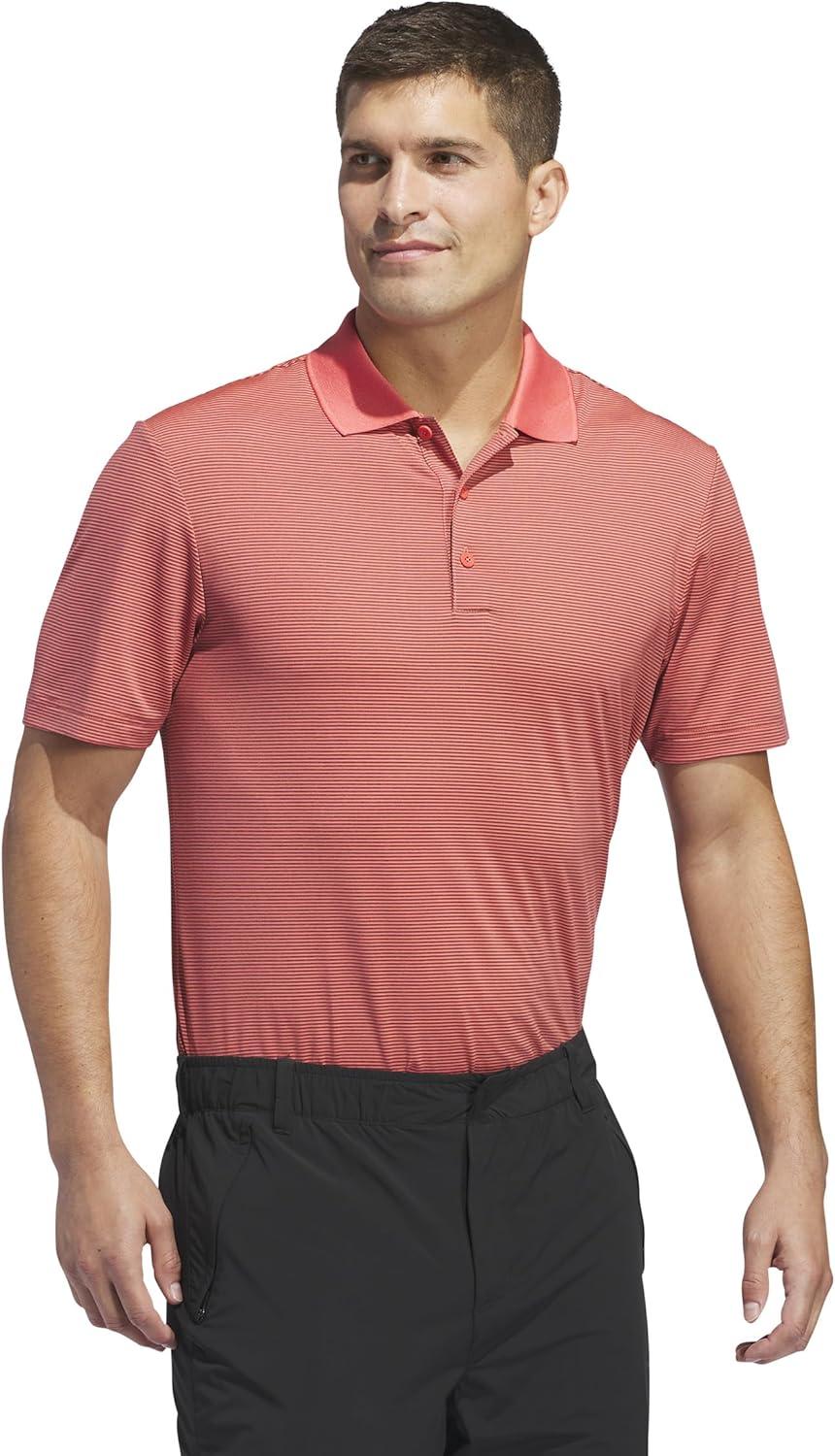 imageadidas Mens Ottoman Golf Polo ShirtPreloved Scarlet