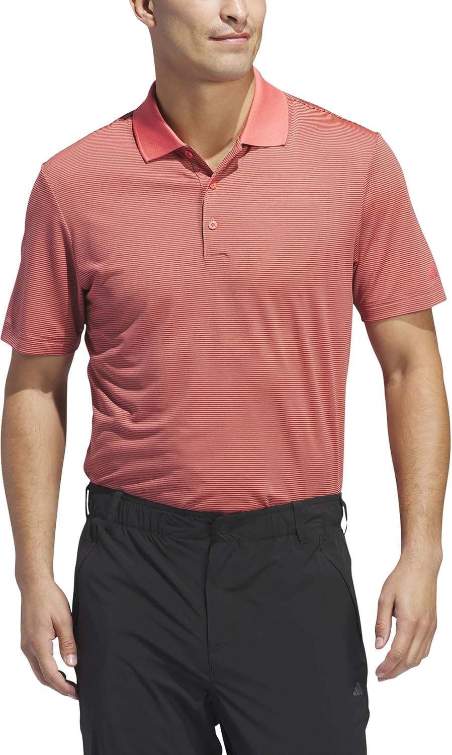 imageadidas Mens Ottoman Golf Polo ShirtPreloved Scarlet