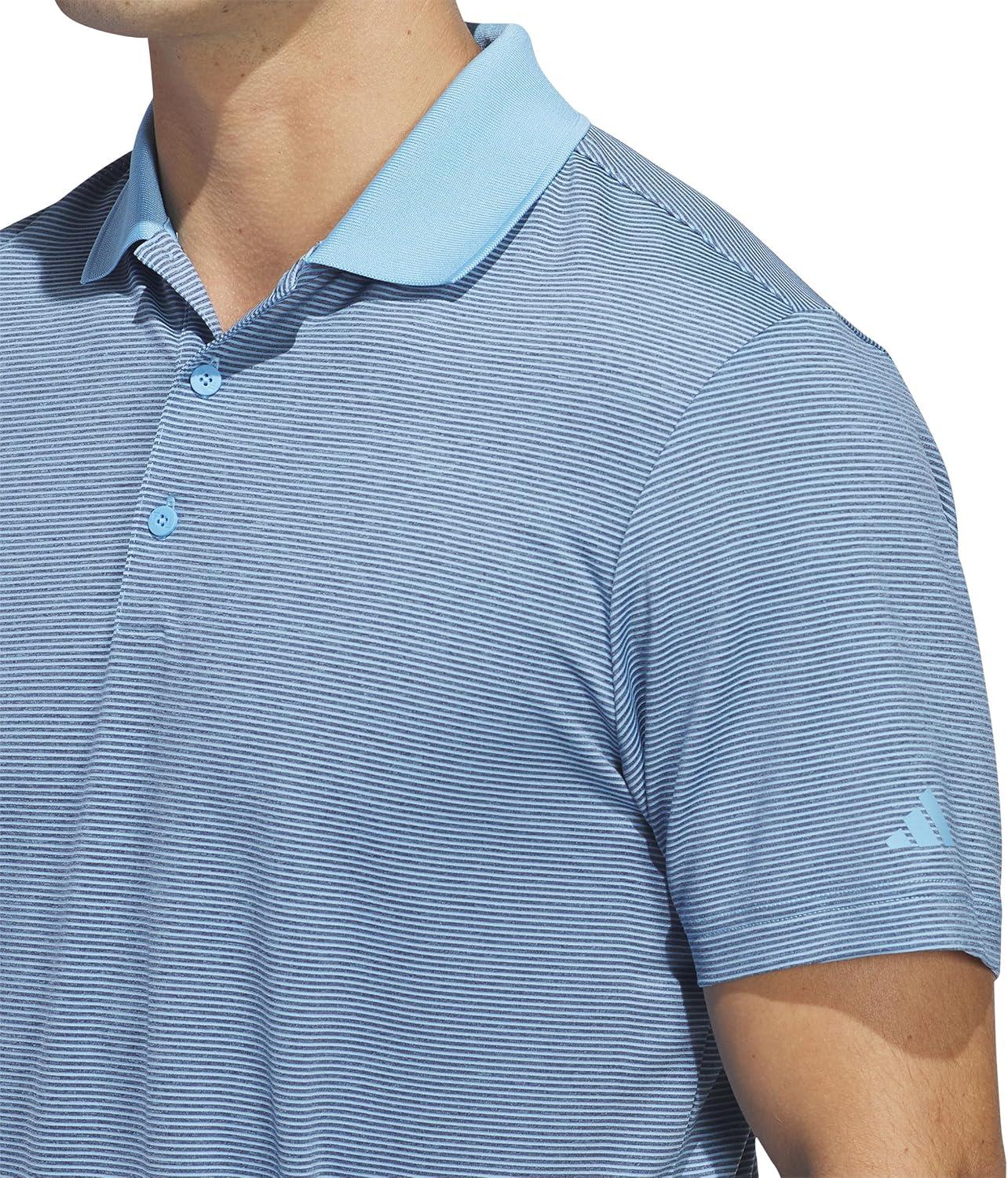 imageadidas Mens Ottoman Golf Polo ShirtSemi Blue Burst