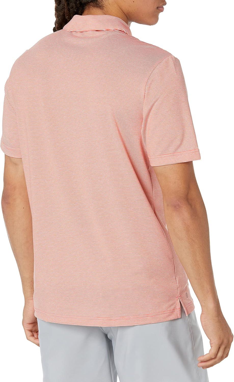 imageadidas Mens Ottoman Golf Polo ShirtSemi TurboWhite