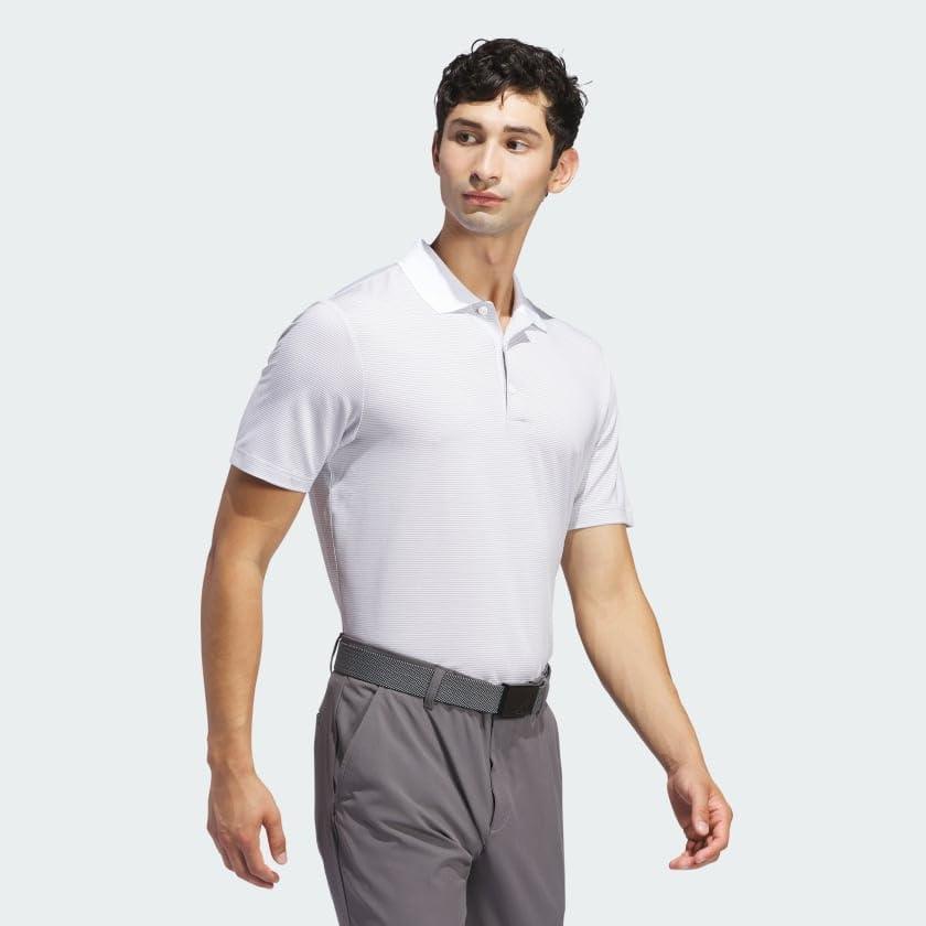 imageadidas Mens Ottoman Golf Polo ShirtWhite