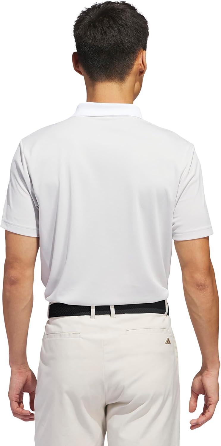 imageadidas Mens Performance Heathered Polo ShirtGrey
