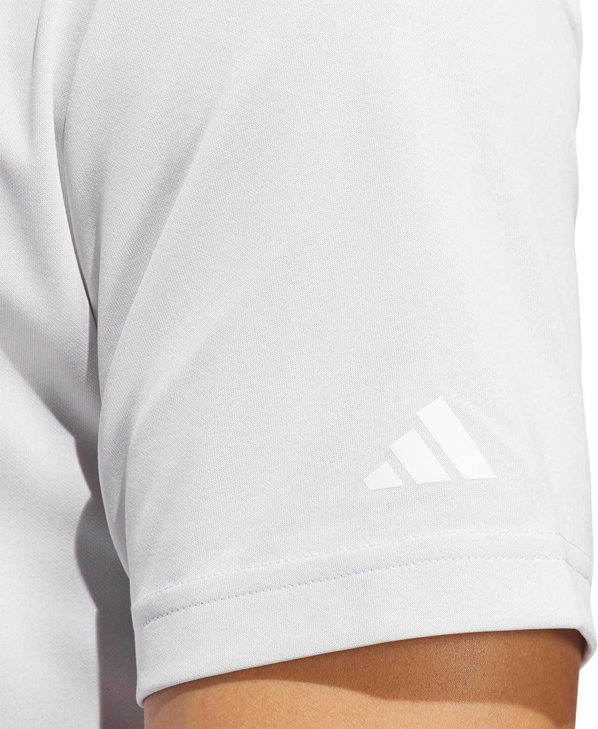imageadidas Mens Performance Heathered Polo ShirtGrey