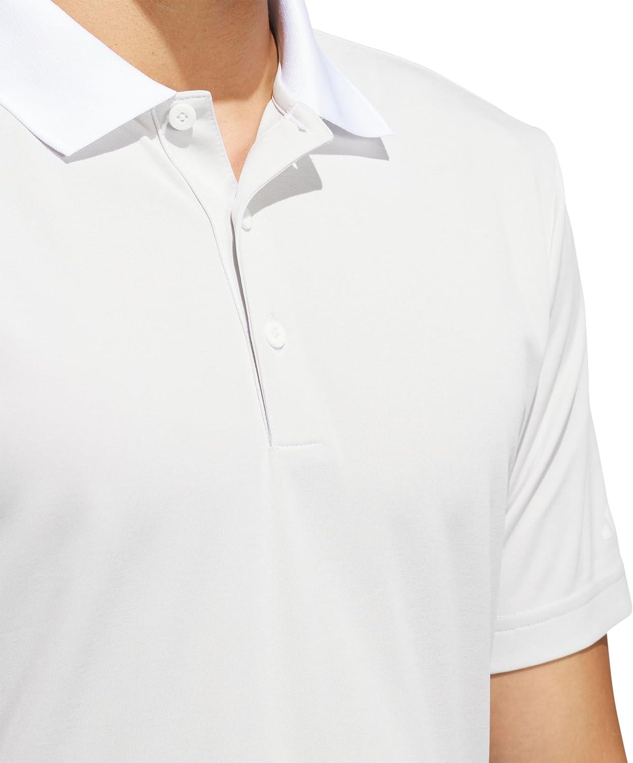 imageadidas Mens Performance Heathered Polo ShirtGrey