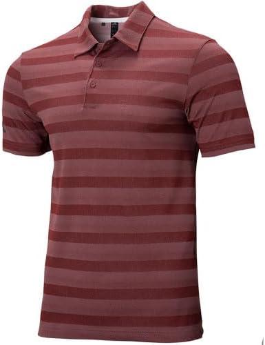 imageadidas Mens TwoColor Stripe Polo ShirtBliss Lilac