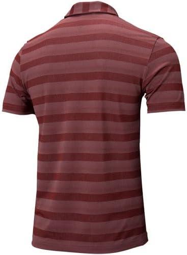 imageadidas Mens TwoColor Stripe Polo ShirtBliss Lilac