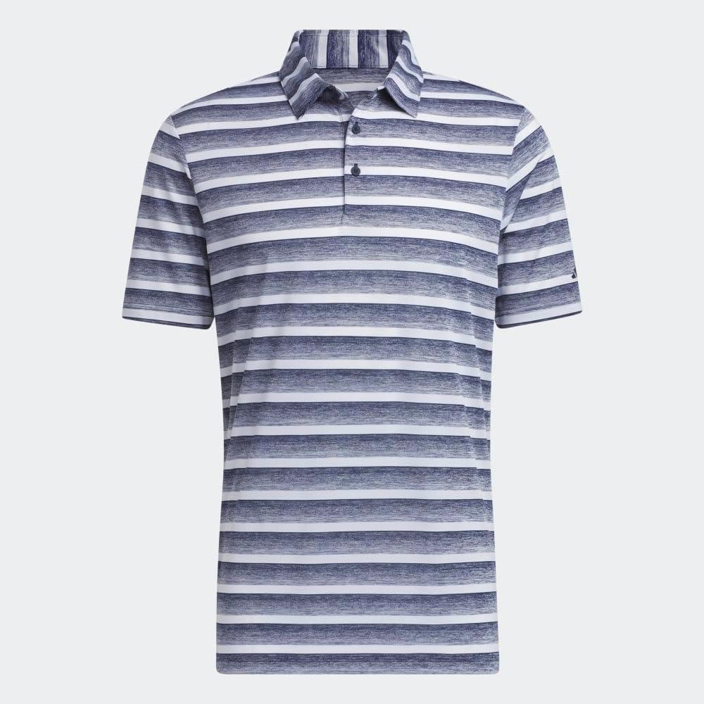 imageadidas Mens TwoColor Stripe Polo ShirtCollegiate NavyWhite