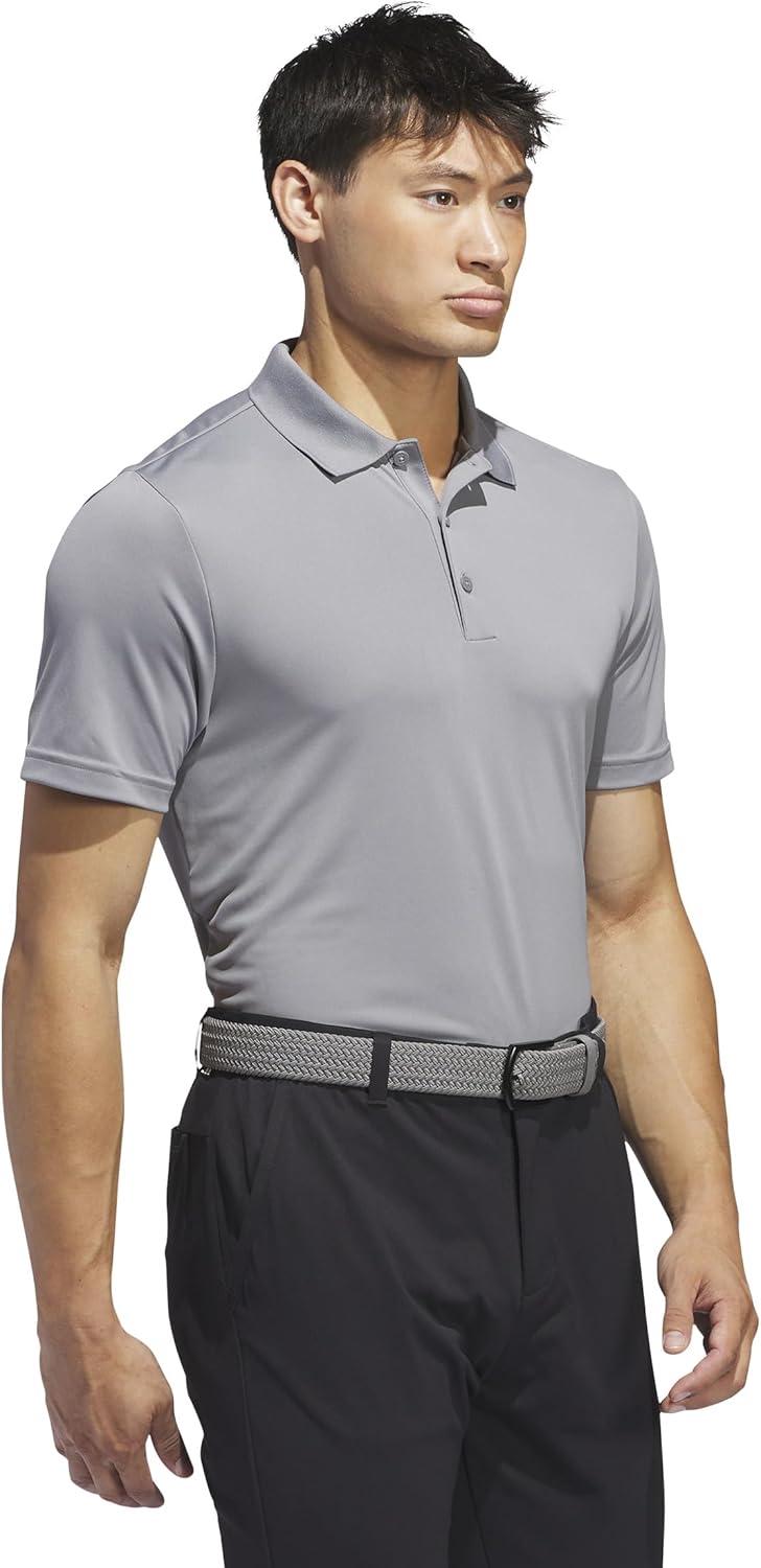 imageadidas Mens TwoColor Stripe Polo ShirtGreen SparkCrystal Jade