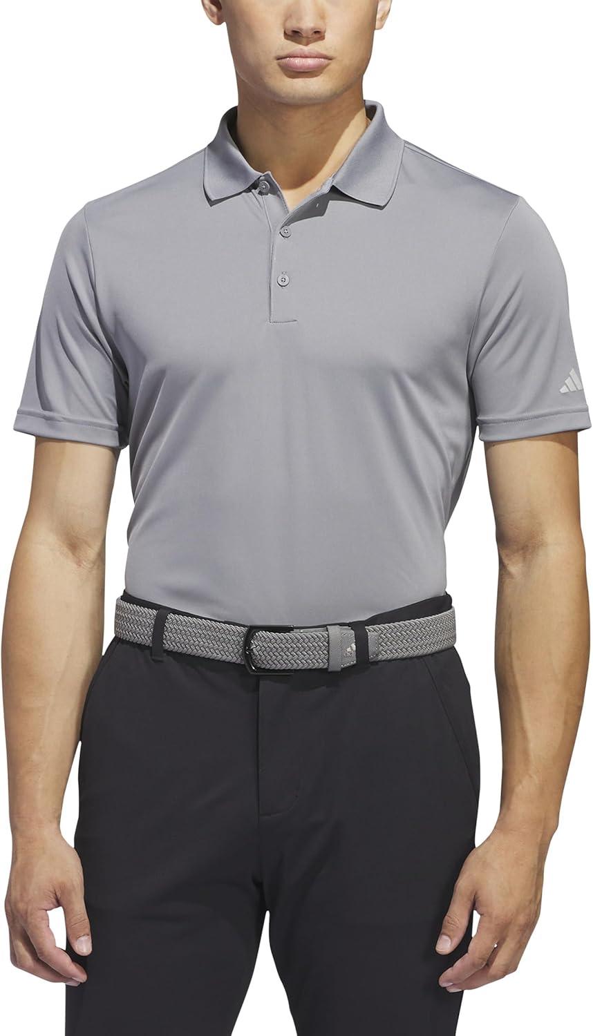 imageadidas Mens TwoColor Stripe Polo ShirtGreen SparkCrystal Jade