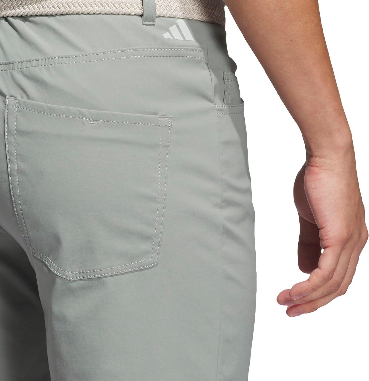 imageadidas Mens Ultimate365 85inch 5Pocket ShortSilver Green 23