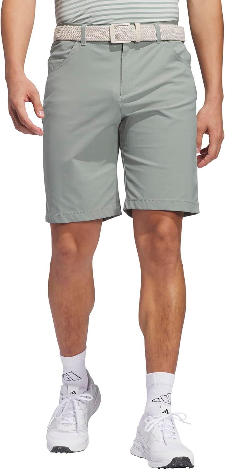 imageadidas Mens Ultimate365 85inch 5Pocket ShortSilver Green 23