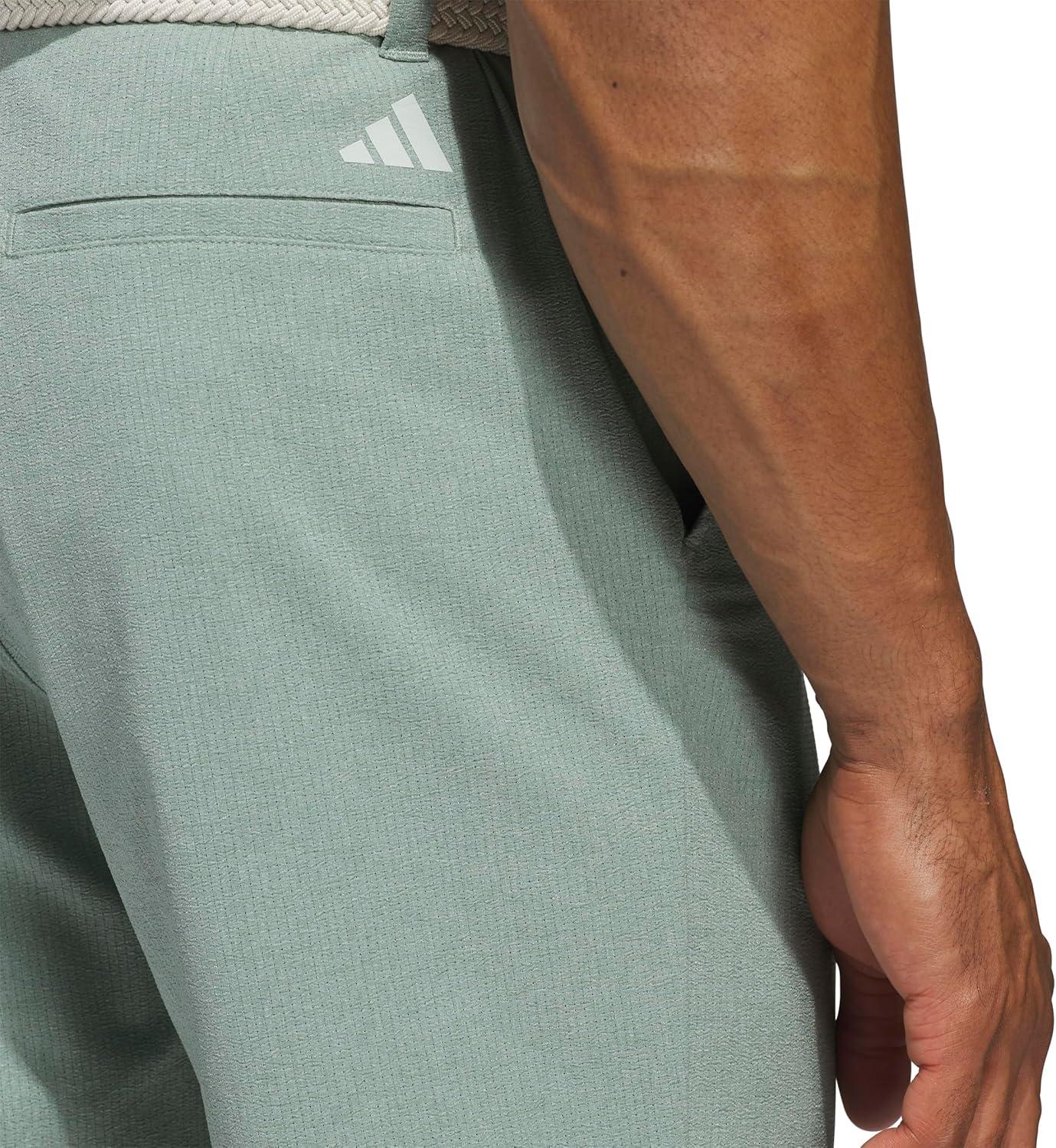 imageadidas Mens Ultimate365 9inch Textured ShortSilver Green 23