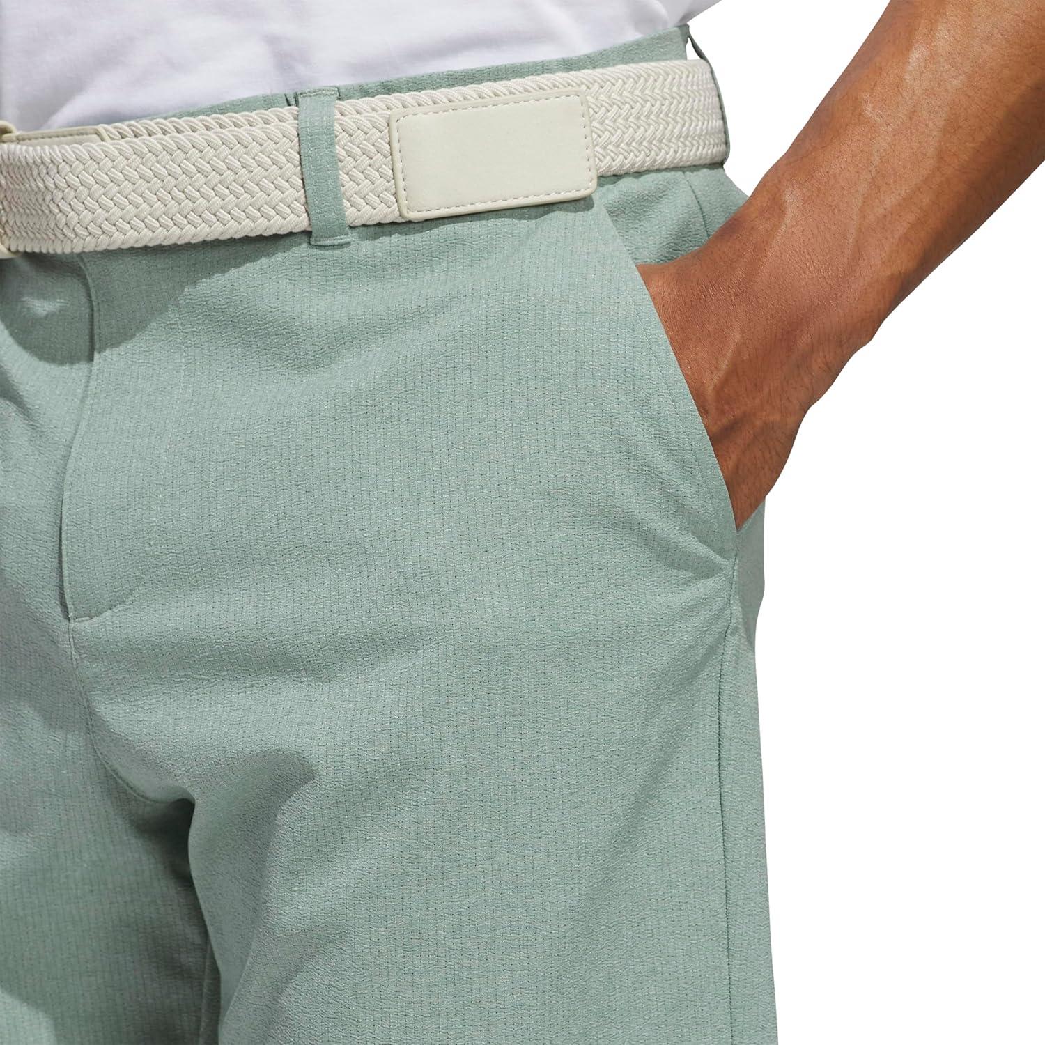 imageadidas Mens Ultimate365 9inch Textured ShortSilver Green 23