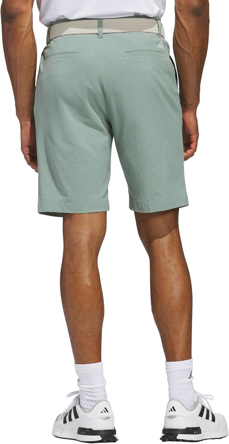 imageadidas Mens Ultimate365 9inch Textured ShortSilver Green 23