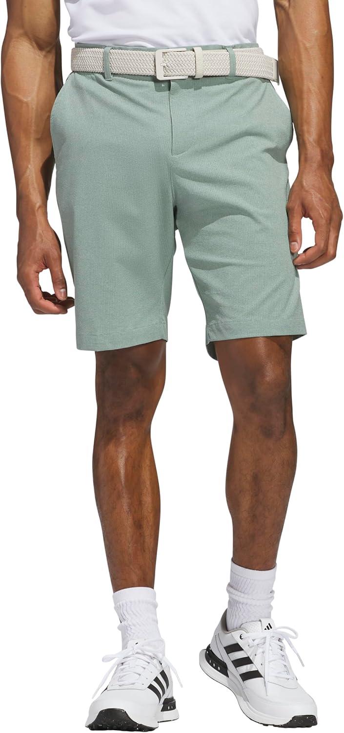 imageadidas Mens Ultimate365 9inch Textured ShortSilver Green 23