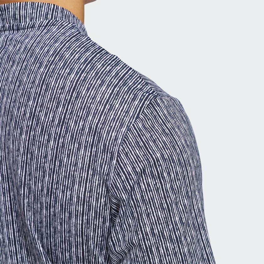 imageadidas Mens Ultimate365 Printed Golf Polo ShirtCollegiate NavyWhite