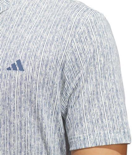 imageadidas Mens Ultimate365 Printed Golf Polo ShirtCrystal JadePreloved Ink