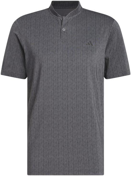 imageadidas Mens Ultimate365 Printed Golf Polo ShirtGrey SixBlack
